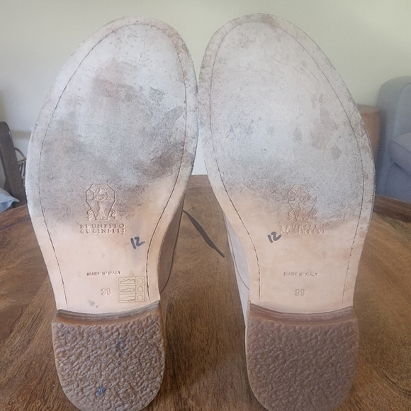 Brunello Cucinelli Leather Oxford Derby Shoes Mens US Size 6 / EU 39 - Picture 13 of 15